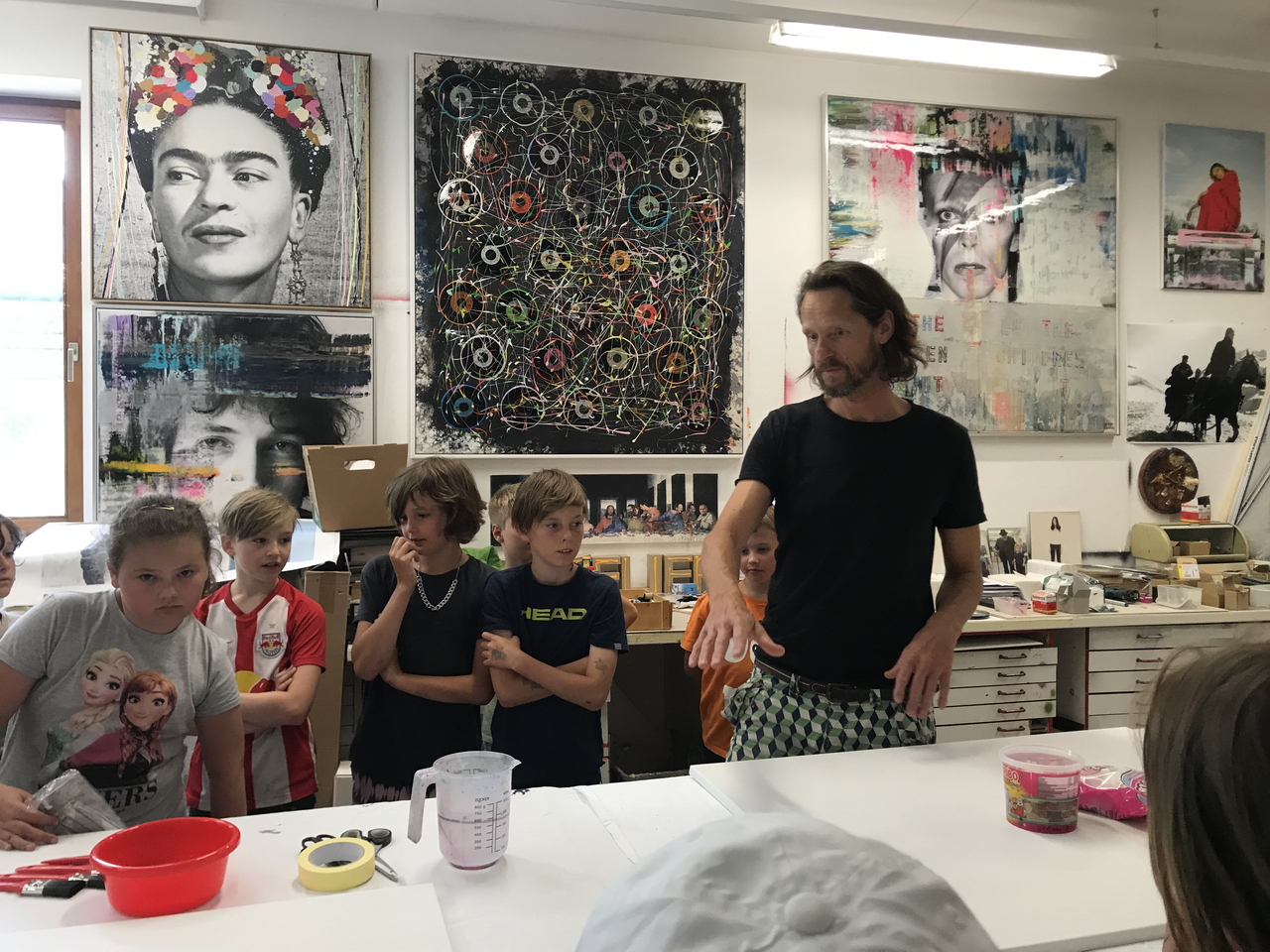 Kreativer Workshop mit Markus Habersatter (4a)