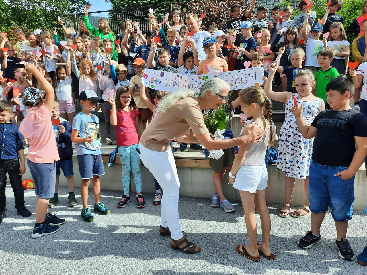 Ein Danke an unsere Religionslehrerin Frau Jäger