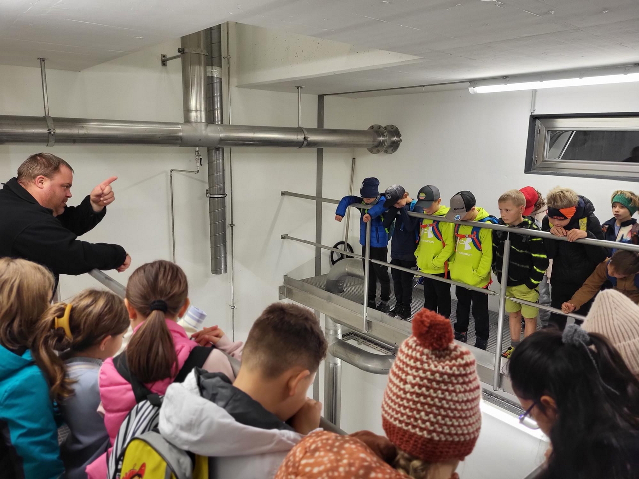 Lehrausgang zum Trinkwasser-Hochbehälter in Radstadt (3.KI.)